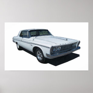 Poster 1963 do cupé de Plymouth