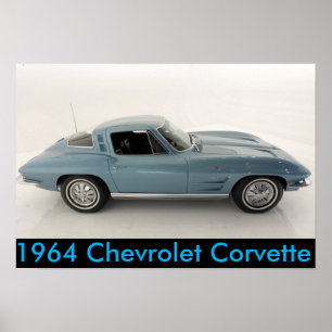 Póster 1964 Chevrolet Corvette
