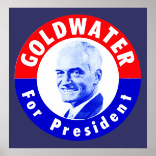 Póster 1964 Goldwater para Presidente