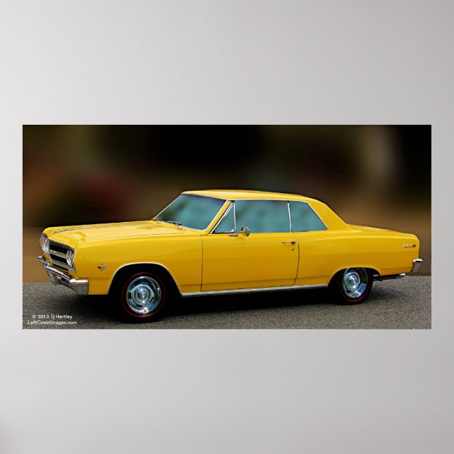 Póster 1965 Chevrolet Chevelle SS327 (Frente)