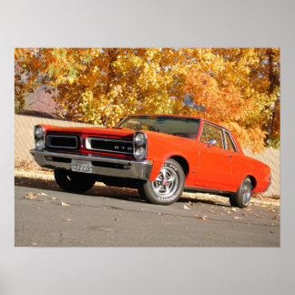 Poster 1965 Pontiac GTO