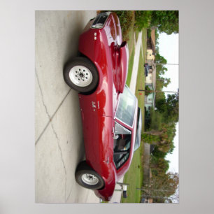 Póster 1967 chama SS vermelhos 396 Camaro