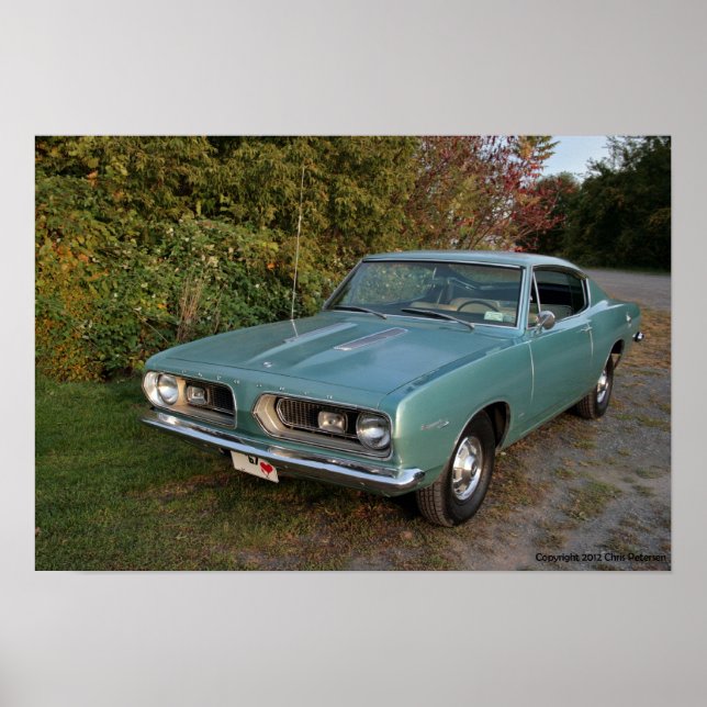 Póster 1967 Plymouth Barracuda (Frente)