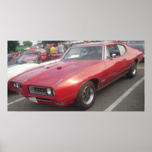 Poster 1968 de Pontiac GTO Hardtop