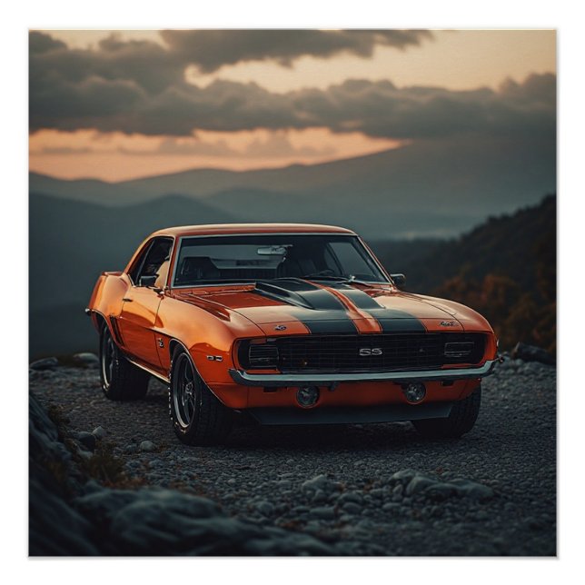 Póster 1969 Camaro SS/RS (Frente)