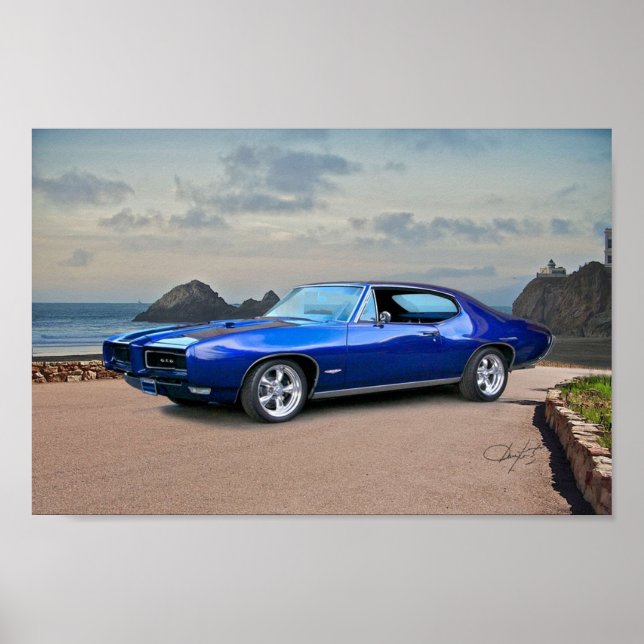 Poster 1969 Pontiac GTO I (Frente)