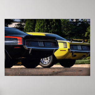 Poster 1970 Plymouth 'Cuda 440 & HEMI