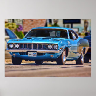 Póster 1971 Plymouth "Cuda 383