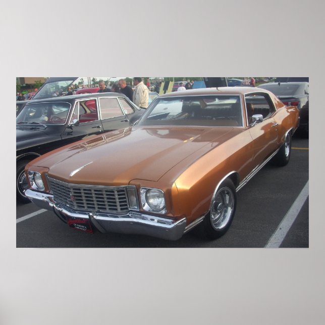 Poster 1972 Chevrolet/Chevy Monte Carlo (Frente)