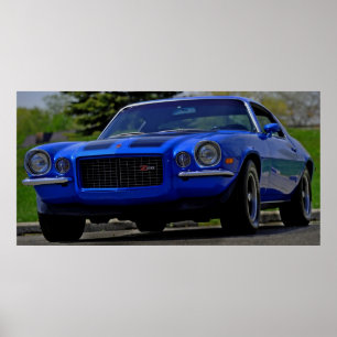 Poster 1972 de Chevy Camaro RS