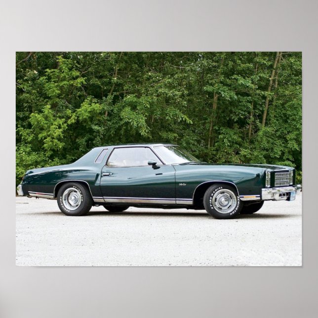 Póster 1977 Chevrolet/Chevy Monte Carlo (Frente)