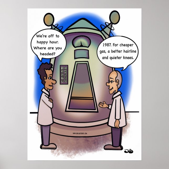 Poster 1987 Voltando No Tempo (Frente)