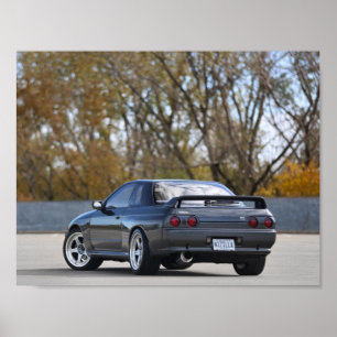 Poster 1989 da SKYLINE R32 GT-r de NISSAN