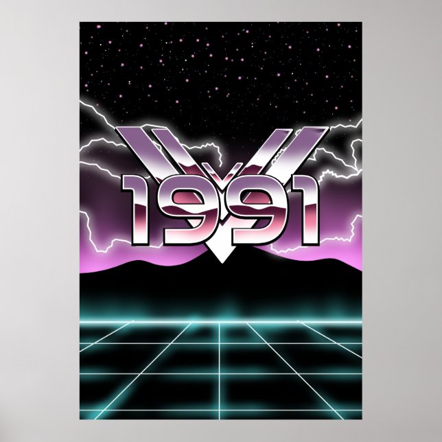 Poster 1991 Tech noir (Frente)