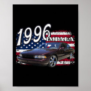 Poster 1996 96 Impala Lowrider Ss 4 de Julho Americano 