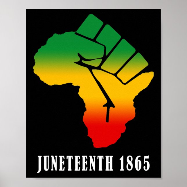 Poster 19 Ancestrais Black African Mapa American Fr (Frente)
