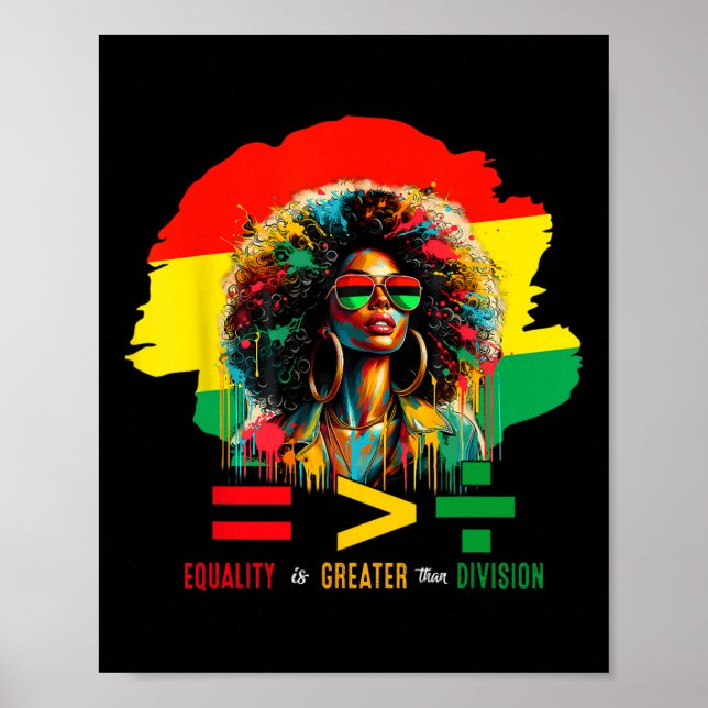 Poster 19 de junho de 1865 A igualdade é maior do que (Frente)