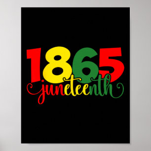 Poster 19 De Junho De 1865 Para Homens, Dia Da Liberdade 