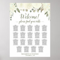 19 Mesa Ivory White Roses Sábado Casado
