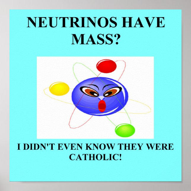 Poster 19neutrinos têm piada de física de massa (Frente)