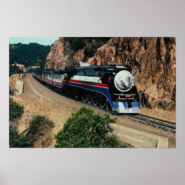 Póster 1 American Freedom Train (SP) 4449, Cabo Horn, CA (Frente)
