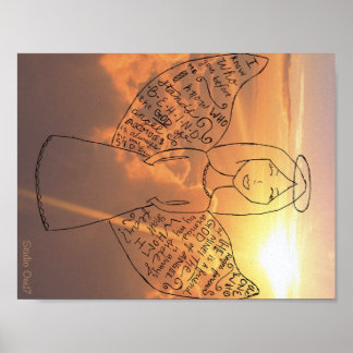 Póster 1 "Angel Armies" Angel + letras de Chris Tomlin