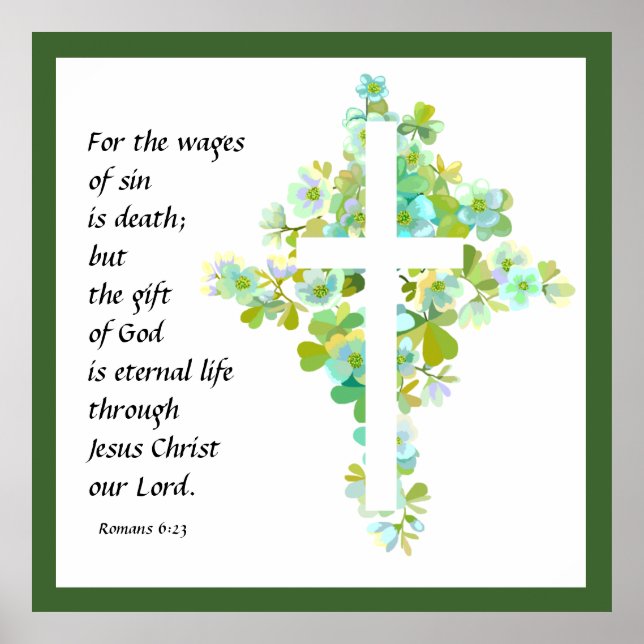 Poster 1 Corintianos 1:18 (Frente)