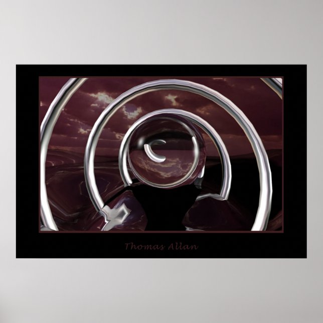 Poster 1 da Série Raytrace (Frente)