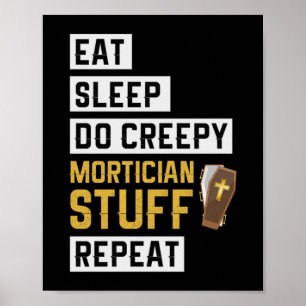 Poster 1.Dormir Faça Coisas Morticanas Assustadoras Repe