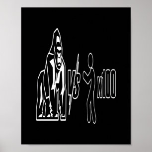 Poster 1 Gorila Silverback vs 100 Humanos_3