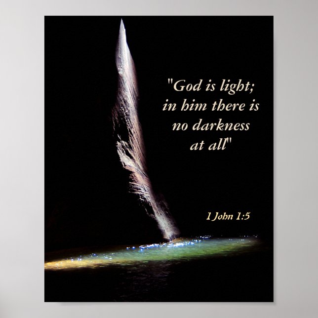 Poster 1 John 1:5 (Frente)