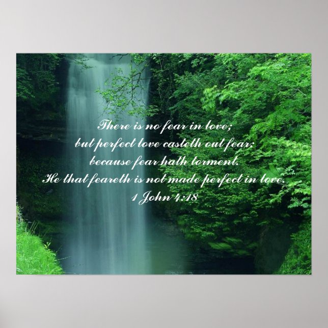 Poster 1 John 4:18 (Frente)