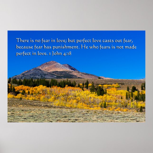 Poster 1 John 4:18 (Frente)