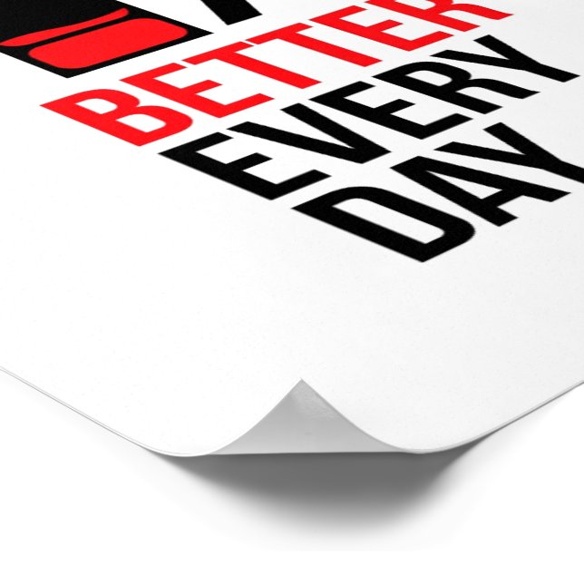 Poster 1% Melhor Todos os Dias  (Borda)