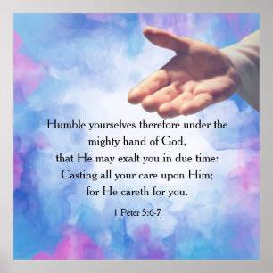 Poster 1 Peter 5:6-7