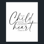 Poster 1 Samuel 1:27 Fontes duplas<br><div class="desc">Para esta Criança,  Rezei e o Senhor me deu os desejos do meu coração. -1 Samuel 1:27 Fontes duplas</div>