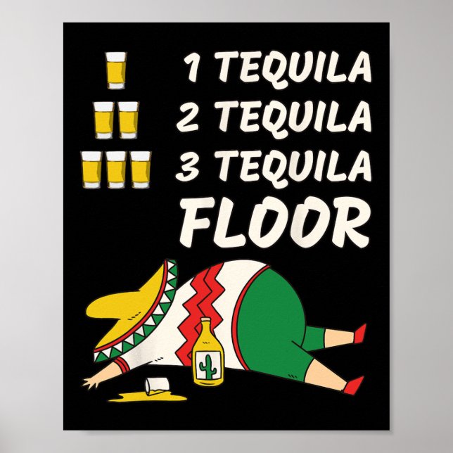 Poster 1 Tequila 2 Tequila 3 Piso de Tequila - Festa Engr (Frente)