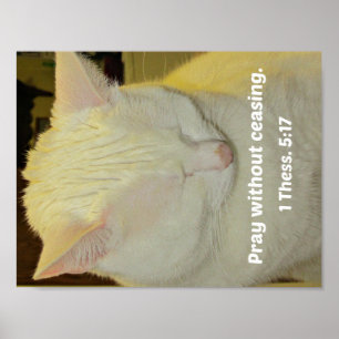 Poster 1 Tessalónica 5:17 Reze sem parar.