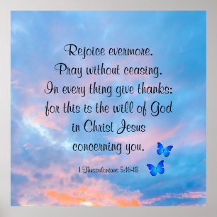 Poster 1 Thessalonians 5:16-18
