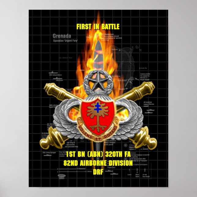 Póster 1rua BN (ABN) 320º AF do 82º aeroporto (Frente)