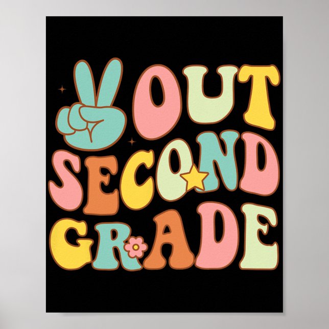 Poster 2º ano de Groovy no último dia de segundo escolar (Frente)