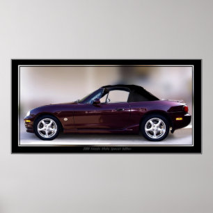 POSTER 2000 DA EDIÇÃO ESPECIAL DE MAZDA MIATA
