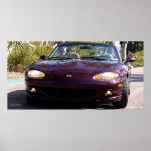 POSTER 2000 DA EDIÇÃO ESPECIAL DE MAZDA MIATA