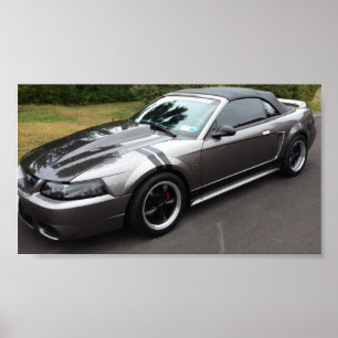 Poster 2000 mustang gt convertível