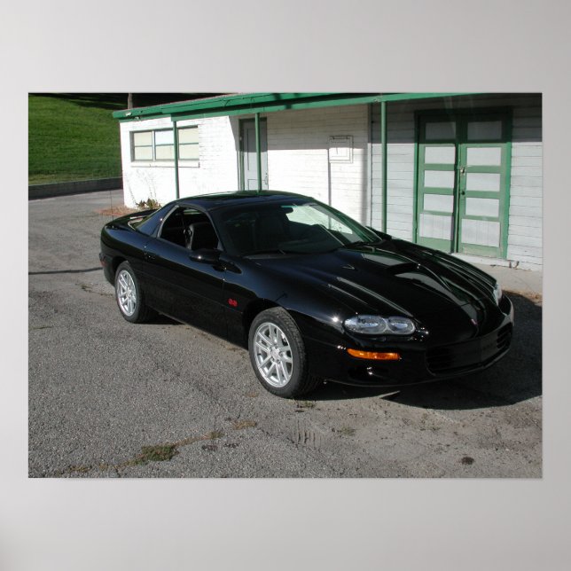 Poster 2001 Chevrolet Camaro Z28 SS (Frente)