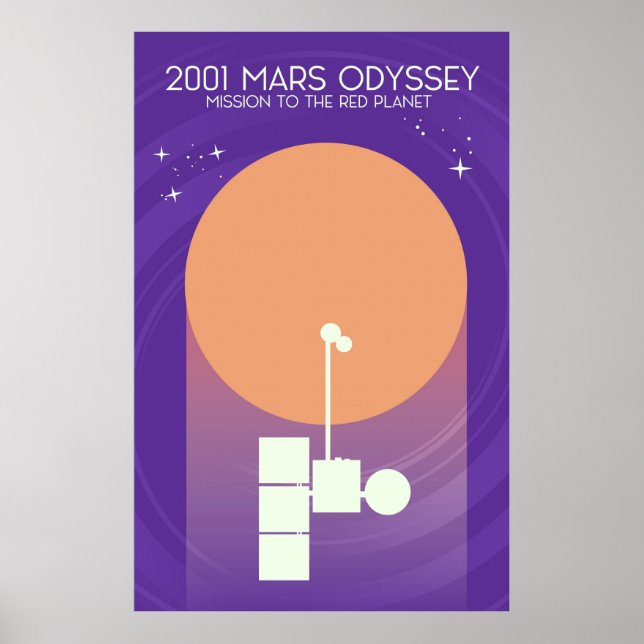 Poster 2001 mars odyssey (Frente)