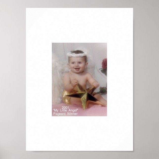 Poster 2001 O Meu Pequeno Vencedor do Pageant Angel (Frente)
