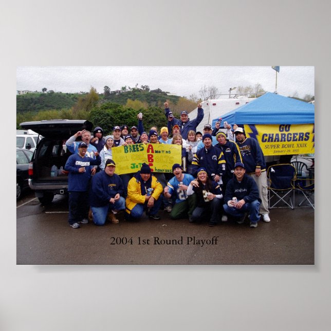 Poster 2004 Jogo de jogo das carregadoras (Frente)