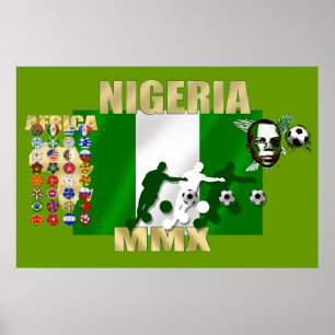 Poster 2010 super de Naija Eagles do orgulho