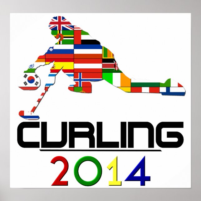Poster 2014: Curling (Frente)